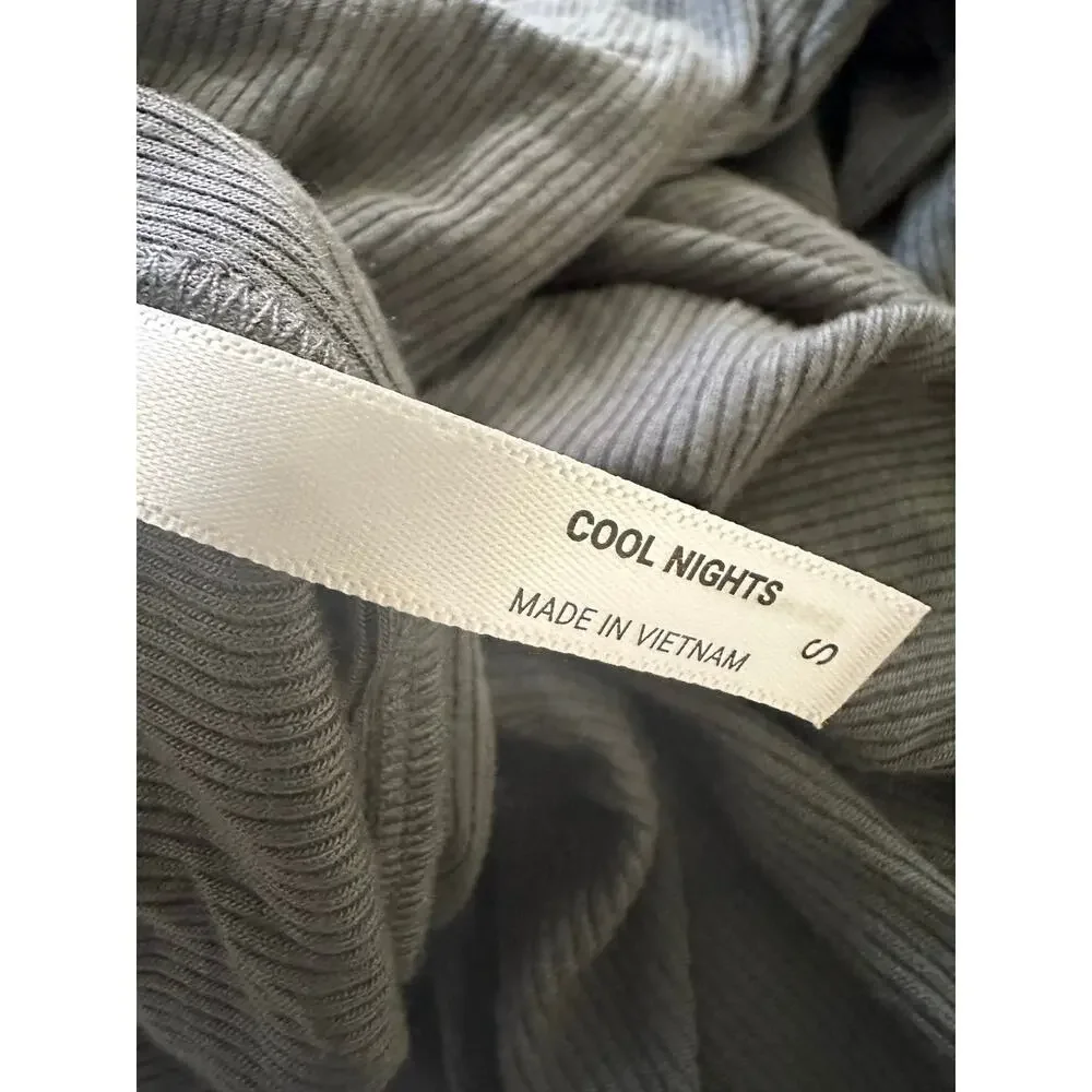 Soma Cool Nights + Days Long Ribbed Cardigan Heather gray size small - Picture 7 of 9